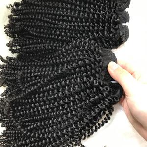 Pixie Curly Virgin Weft Bundle Cheveux Vietnamiens Bruts Noir Un Donneur pour Femmes Noires - Product Image 5