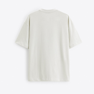 100% algodón de calidad superior de gran tamaño caída hombro peso pesado camiseta 300 gsm en blanco logotipo personalizado diseño ropa de calle para hombres - Product Image 4