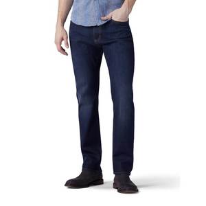 2025 Summer Thin Men's Stretch Baggy <b>Jeans</b> <b>Elastic</b> Waist Embroidery Business Casual Straight Denim Trousers Classic Style Male - Product Image 1