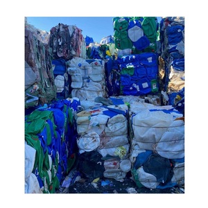 Chatarra de bidones azules de HDPE de calidad en fardos/Bidones azules de HDPE en fardos - Product Image 4