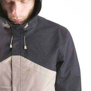 Veste de pluie imperméable écologique pour une utilisation en extérieur, coupe-vent léger pour hommes, capuche réglable, fermeture éclair intégrale et poche - Product Image 4