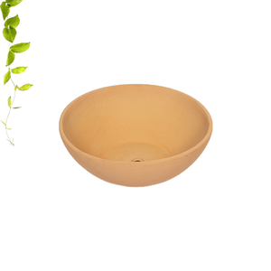 Village Decor Handmade <b>Terracotta</b> Bowl-Shaped Planter Container 8 Inch Top Diameter 3 Inch Height for <b>Flower</b> <b>Pots</b> & Planters - Product Image 2
