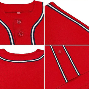 Ropa deportiva profesional para adultos, nuevo estilo, camisetas de poliéster transpirables de secado rápido de manga corta para béisbol y softbol rápido - Product Image 5