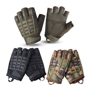 Guantes Tácticos Profesionales de Cuero para Tiro, Dedos Completos, Unisex, Deportes al Aire Libre, Nudillos Reforzados, Venta al por Mayor de Fábrica - Product Image 6