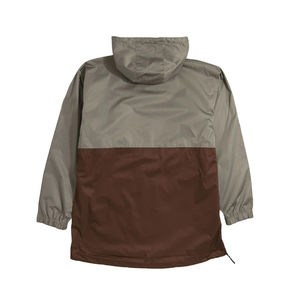 Vente en gros Mode personnalisée Pull patchwork à demi-fermeture éclair Vestes coupe-vent respirantes en polyester décontractées pour hommes - Product Image 2