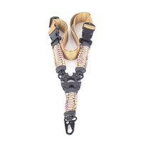 Sangle d'épaule tactique réglable en cordon de parachute, cordon à point unique pour dégagement rapide, escalade, imperméable, pliable, léger