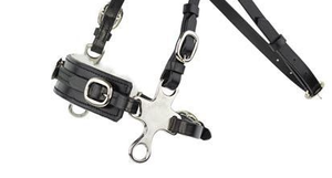 Haltères pour chevaux en cuir de qualité authentique - Élégants et durables, couleur/taille/logo personnalisés, modèle de course HT16 - Product Image 2
