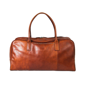 Custom Logo Genuine <b>Leather</b> <b>Duffle</b> <b>Bag</b> High Quality Large Zipper Closure Portable Organizer for Outdoor Activities Gym Travel - Product Image 2