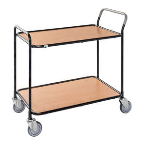 "Four-<b>Wheel</b> Plywood Beech <b>Table</b> Trolley KM30770-SBO" - Product Image 1