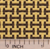 Tissu en taffetas jaune Vectran ignifuge, anti-traction, léger, sergé uni pour coque de yacht, accessoires d'extérieur, housse de bagage