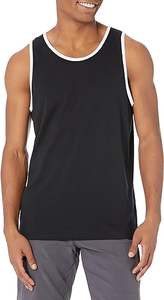 Essentials-Débardeur 100% coton décontracté pour homme, col en V, anti-boulochage, respirant, durable, anti-rétrécissement, tricoté, solide - Product Image 4