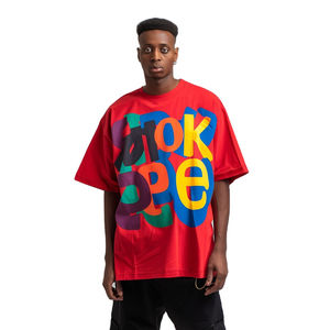 Camiseta de hombro caído de alta calidad de peso pesado, camiseta Vintage lavada con ácido de algodón de gran tamaño con estampado de logotipo 100% - Product Image 6