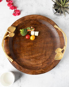 Plateaux essentiels de service en bois avec poignées New Elegant Designed - by Artisan Craft - Product Image 1