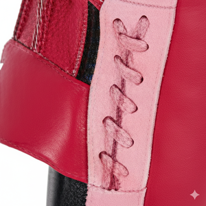 แผ่นซ้อมมวยโค้งพิมพ์โลโก้ตามสั่ง คุณภาพสูง ขายดี ผลิตจากวัสดุ PU ทนทาน ระบายอากาศได้ดี รับทำโลโก้ตามสั่ง - Product Image 2