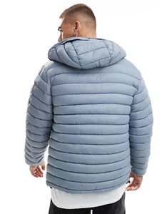 Mens Down Fill Windproof <b>Waterproof</b> <b>Jacket</b> Lightweight Insulated Warm Hooded Winter Breathable <b>Padded</b> <b>Jacket</b> Outdoor Wear - Product Image 2