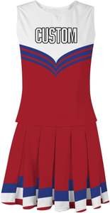 Ensemble d'uniformes de cheerleading imprimés en gros pour filles et femmes, fabrication directe, tenues de cheerleading personnalisées, événement d'équipe, pratique professionnelle - Product Image 2
