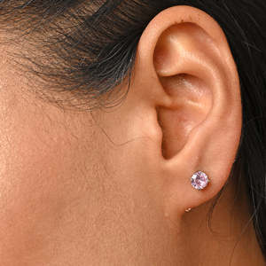 Compre Pendientes de Plata de Ley 925 de Primera Calidad para Mujeres y Niñas, Diseño Geométrico Moderno en Oro para Bodas, Compromisos, Aniversarios y Fiestas - Product Image 5