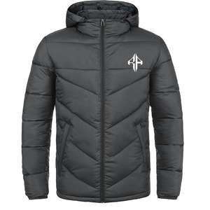 Chaqueta de invierno con logotipo personalizado de ATLANTIC, chaqueta acolchada con cremallera estampada transpirable de poliéster 100% - Product Image 1