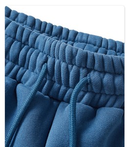 OEM Custom Men's High Street Winter Plush Thickened Washed Worn Out Tracksuit Custom Acid Wash Hoodies and <b>Sweatpants</b> <b>Set</b> Men - Product Image 5