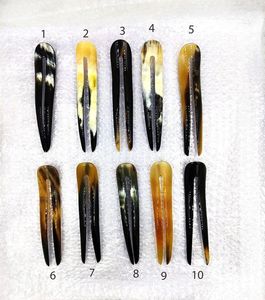 PIN MAIN POLI CORNE DE BUFFALO ACCESSOIRES DE CHEVEUX Fourchette À Cheveux Bâton Barrettes Clips pour Bijoux Matiss Coiffure - Product Image 6