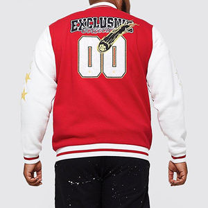 2025 New Arrival High Quality Chenille <b>Patches</b> Best Design Men's Varsity <b>Jacket</b> Stand Collar Custom Logo Winter Thin Pocket - Product Image 3