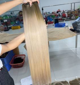 Extensiones de cabello humano recto de hueso de la mejor calidad, cabello virgen alineado con cutícula, cabello crudo vietnamita - Product Image 1