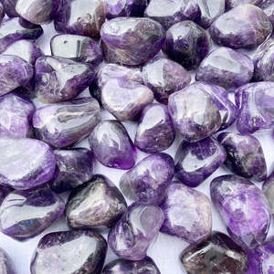 Indian Supplier of Natural Amethyst Crystal Tumble Stones <b>for</b> Reiki or Chakra Work and Spiritual Use Worldwide Supply - Product Image 5
