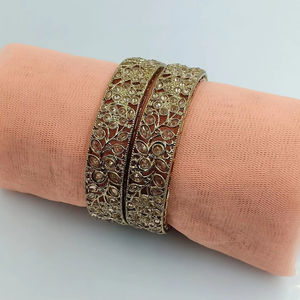 Indian Fashionable and Traditional Brass Bangles Women Wedding Bangles for Women and <b>Girls</b> - Product Image 1