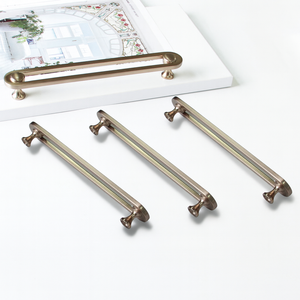 Tirador de muebles duradero ecológico de aleación de Zinc ovalado largo de entrada minimalista moderno para armario de cocina y baño - Product Image 3