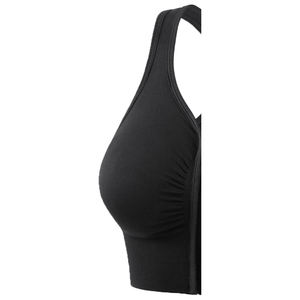 Sujetador Deportivo de Fitness Simple, Transpirable, de Secado Rápido y Ecológico, de Alta Sujeción, de Marca Privada, con Diseño Frontal Personalizable para Mujer - Product Image 6