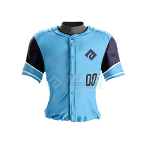 Nueva llegada personalizable ropa deportiva transpirable más tamaño uniforme de béisbol conjunto estilo ropa de equipo - Product Image 6