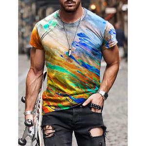 T-shirt impression par sublimation pour hommes personnalisé OEM impression de bureau grande taille pour hommes polo t-shirt uni échantillon gratuit - Product Image 4