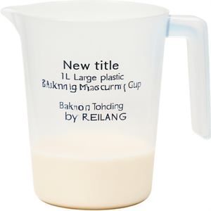 New Title "1L <b>Large</b> Plastic Measuring <b>Cup</b> for Baking and Cooking by REILANG" - Product Image 3