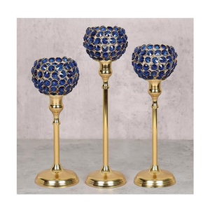 <b>Candle</b> <b>Holder</b> Luxury Fancy Wedding <b>Gold</b> Decorative Candlesticks Stand Metal <b>Candle</b> <b>Holder</b> From India - Product Image 5