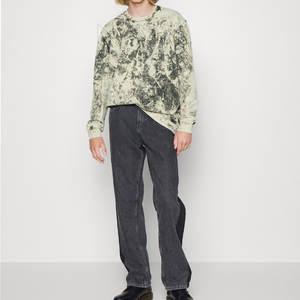 Sweatshirts de mode d'hiver délavés à l'acide OEM Streetwear Crew Neck Oversized Custom Acid Wash Sweatshirt - Product Image 4