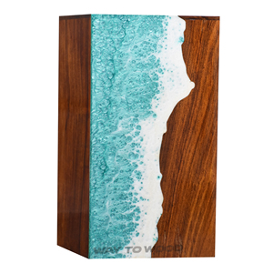 Urne en bois pour cendres humaines Urne de crémation commémorative adulte homme/femme pour cendres adaptée à l'inhumation ou à l'affichage à la maison - Product Image 5