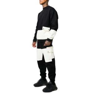 Conjunto de dos piezas con logotipo personalizado impreso, sudaderas de alta calidad, sudaderas deportivas, ropa de calle de poliéster para entrenamiento, informal, Mes - Product Image 1