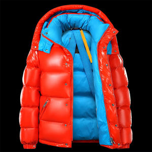 Veste matelassée pour homme, style streetwear, écologique, printemps, polyester/coton, design personnalisable, logo imprimé, haute qualité - Product Image 3