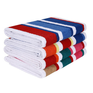 Serviette de piscine et de plage de haute qualité serviette absorbante en coton sans sable à séchage rapide pour la salle de sport et les voyages - Product Image 1