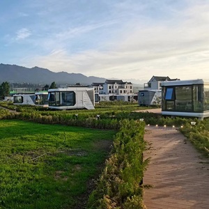 บ้านห้องโดยสารแคปซูลประกอบขั้นสูงพร้อมแผนผังห้องกว้างขวางออกแบบมาสำหรับผู้ซื้อบ้านแคปซูลหลายราย - Product Image 1