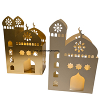 Lanterne de sol au design unique pour les fêtes et célébrations, vaisselle décorative élégante pour le Ramadan, l'Aïd et le Hajj