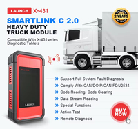 Para Launch X431 Smartlink C2.0 HD herramienta de diagnóstico de camiones pesados 12V 24V Analizador de motor escáner Smartlink C2.0 módulo HD