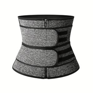 Corset de fitness Suprex Enterprises pour femme, serre-taille sous la poitrine, avec baleines en acier, respirant, extensible dans quatre directions, fermeture éclair - Product Image 2
