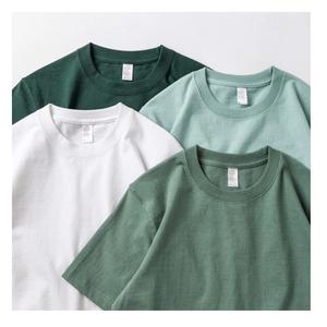 T-shirt personnalisé pour homme, décontracté, manches courtes, 100% coton, écologique, design vierge, vêtements de rue d'été, col uni, BD - Product Image 1