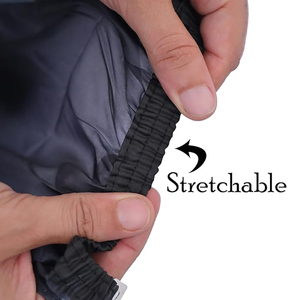 Venta al por mayor logotipo personalizado poliéster Pongee capas de peluquería capa de peluquero impermeable con gancho de silicona salón de belleza corte de pelo - Product Image 5