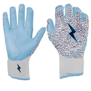 Gants de frappeur de cricket en cuir de haute qualité pour hommes Protection et confort de qualité professionnelle - Product Image 3