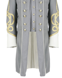 Vente en gros de manteaux grande taille pour hommes redingotes vintage pardessus en laine décoration en fourrure en coton - Product Image 3