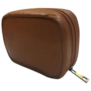 Estuche de maquillaje de estilo vintage de 14 pulgadas, bolsa de cosméticos personalizada con cuero PU y cierre de cremallera - Product Image 6