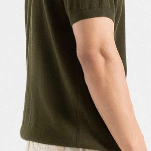 Haute qualité fil teint Jersey tricoté hommes T-Shirt 100% coton lourd respirant séchage rapide blanc en gros en vrac - Product Image 5