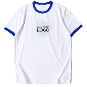 เสื้อยืดคอตตอน แขนสั้น คอกลม เสื้อยืดกีฬา เสื้อยืดออกกำลังกาย เสื้อยืดวิ่งผู้ชาย เสื้อยืดคอตตอนแบบริงเกอร์สั่งทำพิเศษ - Product Image 4